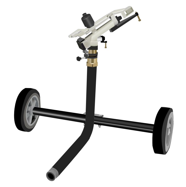 Rain Gun Sprinklers - LUMO23S+Cart